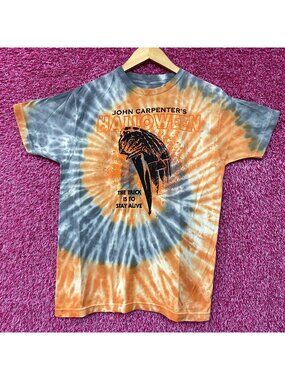 John Carpenter Micheal Myers Halloween Movie Tie Dye T-Shirt Small
